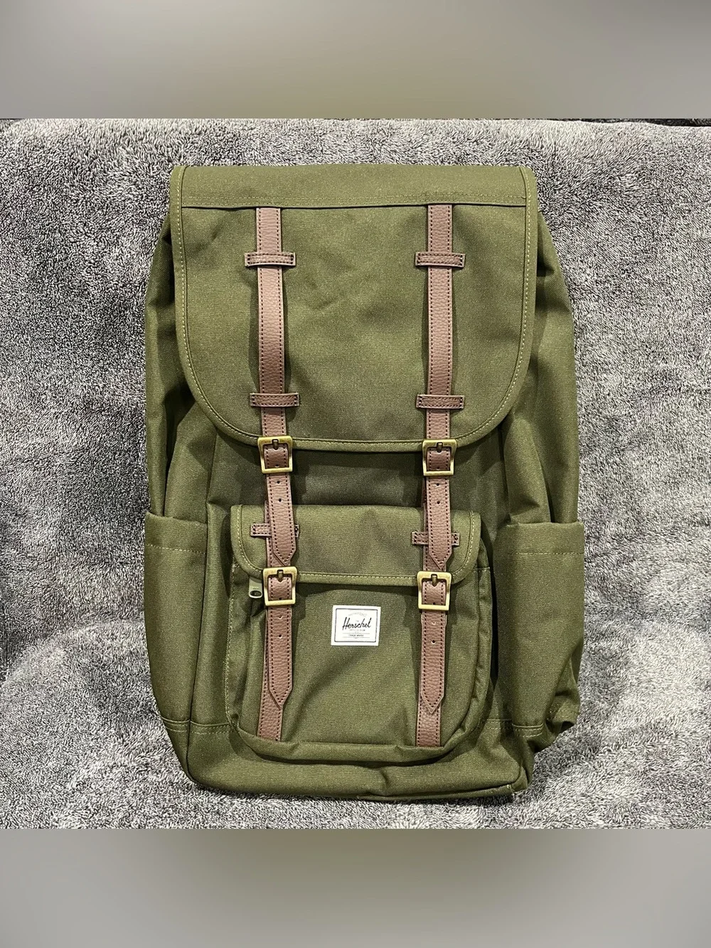 Herschel Little America Backpack Ivy green/ army green